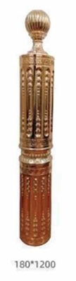 Staircase Renovation Staircase Column Aluminum Brass Staircase Post per balcone moderno Staircase Column