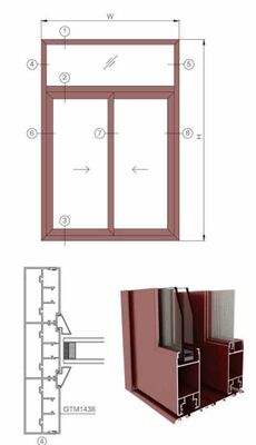 Manufacturer 6000 Series Aluminum Alloy Profiles for Windows Doors Bending Cutting Welding Services Temper T3-T8 1% Tolerance