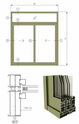Manufacturer 6000 Series Aluminum Alloy Profiles for Windows Doors Bending Cutting Welding Services Temper T3-T8 1% Tolerance