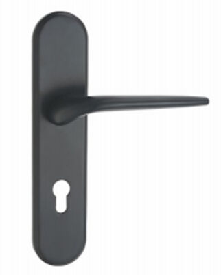 British Modern Split Lock, Zinc Alloy Grey Handle Door Lock, Bedroom Interior Lock, Wooden Door, Silent Lock