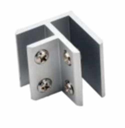 Hardware In acciaio inossidabile senza telaio Inchiostro nascosto Specchio a spillo di vetro Cerniera della porta della doccia Per occhiali da doccia