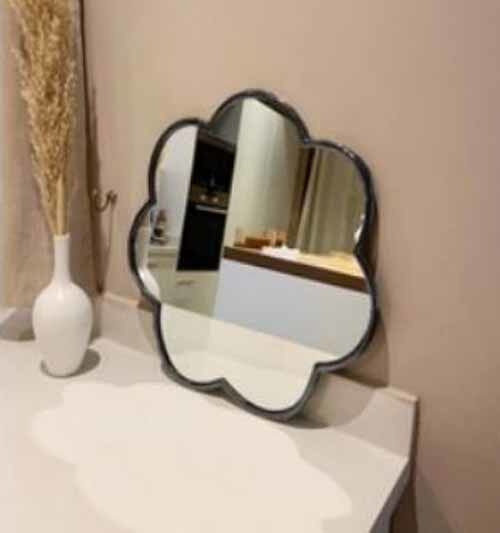 Modern Style Wooden Frame Full-length Mirror, Retro Wall Mirror, Suitable for Use As a Floor Mirror in Living Room and Bedroom