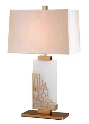 Lampada di comodino decorativa domestica di lusso della luce notturna della lampada di scrittorio del tessuto dell'hotel
