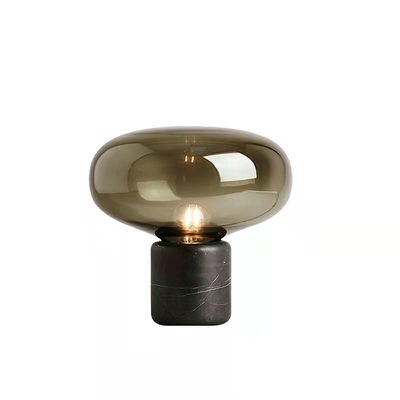 Lampada da comodino medievale del retro della lampada da tavolo della camera da letto scrittorio di vetro francese di lusso della luce