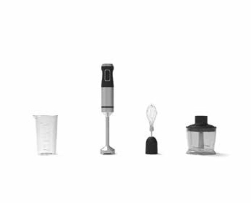 Ricaricabile potente immersione senza fili portatile elettrico miscelatore di gambe in acciaio inossidabile hand stick blender
