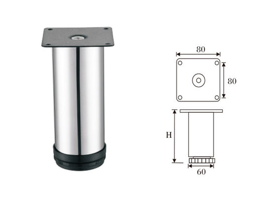 Rendimento elevato moderno di Sofa Legs Stainless Steel Material di durata della vita lunga
