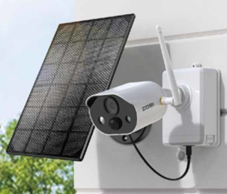 2 Lenti 8MP 4K Wireless Nord America 4G LTE Energia solare Sorveglianza di sicurezza Fotocamera PTZ Esterno 4G Sim Card Camera CCTV solare