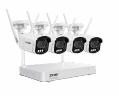 4ch 8ch Wifi Camera System 3mp Kits Sicurezza con telecamere IP wireless