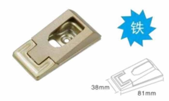 Supporto per porta tubo ovale rimovibile per armadio