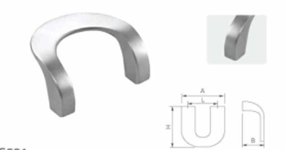 Apparecchiature per arredamento cassettiere, armadietto da cucina, manopole di porta, maniglia in acciaio inox