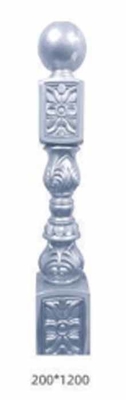 Moderno Design Indoor Aluminum Stair Baluster Ornamental Aluminum Stair Railing
