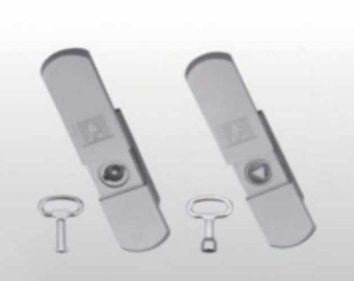 Serratura per porta di armadio elettrico ad alta sicurezza in acciaio inossidabile con collegamento cielo-terra, serrature di collegamento superiore e inferiore