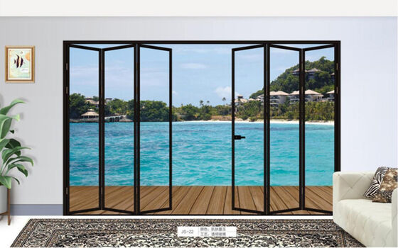 Cina GRH Proof Hurricane Bulletproof Impact Alumini porta scorrevole Balcone grande porta scorrevole in vetro Patio