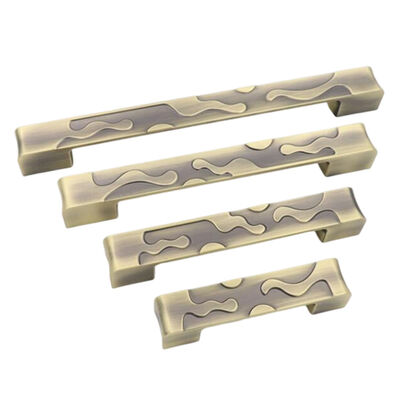Alluminio avvolto dalle maniglie per porte CPL Design moderno ed elegante Installazione semplice Porte d'ingresso adatte per edifici per uffici