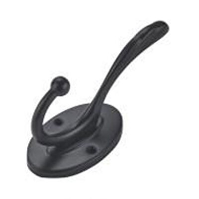 GRH Fabbrica Metallo Parete Mantello montato Anello Nero Solid Racks