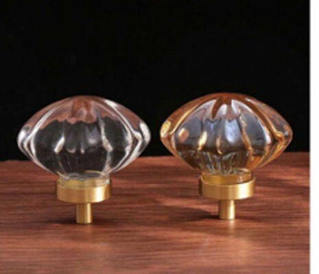 30 mm di larghezza, moderno e semplice, manico in vetro cristallo, manico per coperchio, teiera, hardware, pomelli per cassetti guardaroba