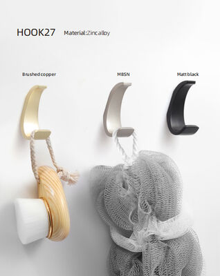Moderno a forma di Y semplice solido in lega di zinco appendiabiti gancio chiave doppio gancio porta cappelli cremagliera camera da letto bagno guardaroba mobili