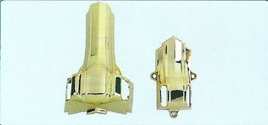 Placcatura superiore di bara dell'angolo della decorazione della bara di colore dorato di plastica dell'hardware