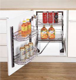 Canestro moderno della cucina della dispensa dell'unità di arresto dell'unità in tandem molle alta della dispensa per la decorazione domestica