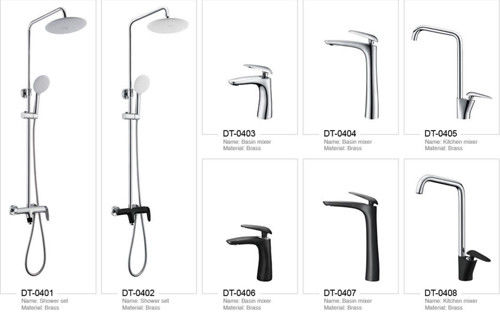 Rubinetti del bagno di Chrome della toilette del rubinetto del lavandino della cascata montati piattaforma