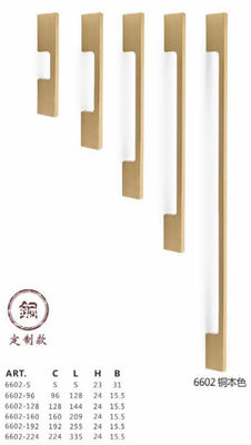 La tirata resistente dell'hardware del guardaroba tratta le maniglie di porta d'ottone dell'entrata